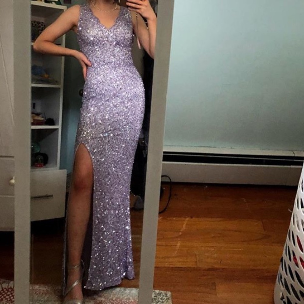 Scala Beaded Prom Dress